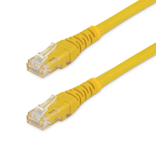 CABLE 91CM RED UTP RJ45 CAT6 ETHERNET GIGABIT MOLDEADO AMARIL.O