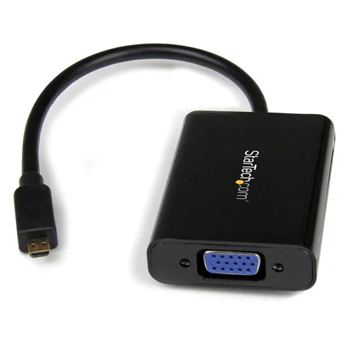 ADAPTADOR CONVERTIDOR MICRO HDMI A VGA CON AUDIO            .