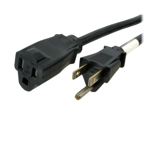CABLE EXTENSOR DE ALIMENTACION PARA PC NEMA 5-15 H A M DE 91CM .