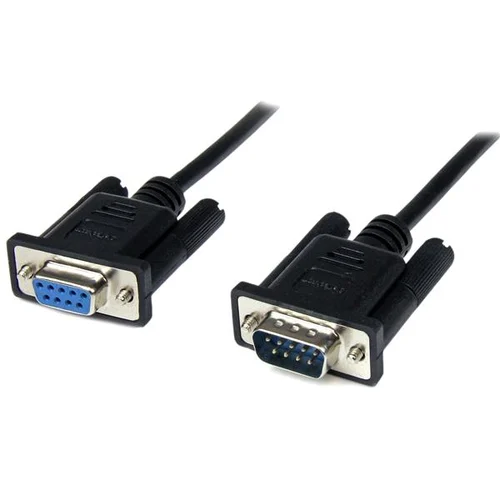 CABLE 2M MODEM NULO NULL SERIAL DB9 HEMBRA A MACHO       .