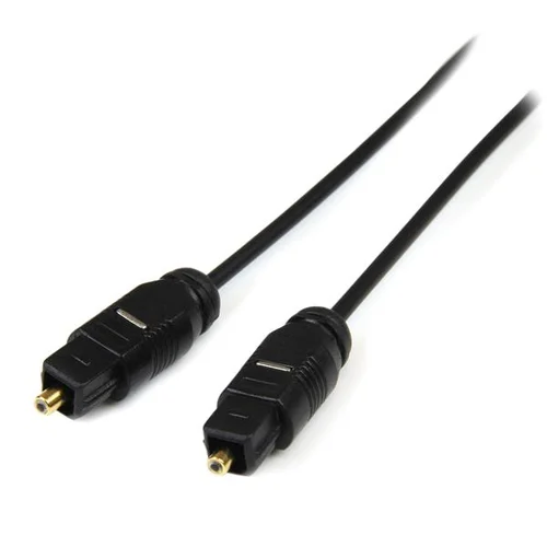 CABLE 3M TOSLINK OPTICO AUDIO DIGITAL SPDIF DELGADO NEGRO     .