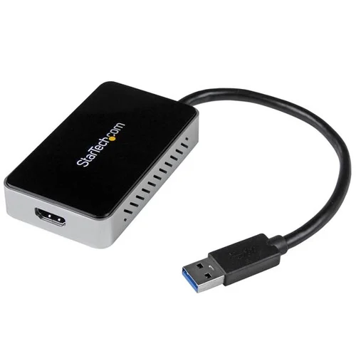 ADAPTADOR VIDEO EXTERNO USB 3.0 A HDMI CON HUB 1 PUERTO USB .