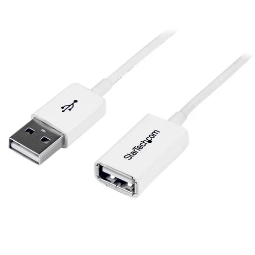CABLE 1M EXTENSION ALARGADOR USB 2.0 MACHO A HEMBRA BLANCO   .