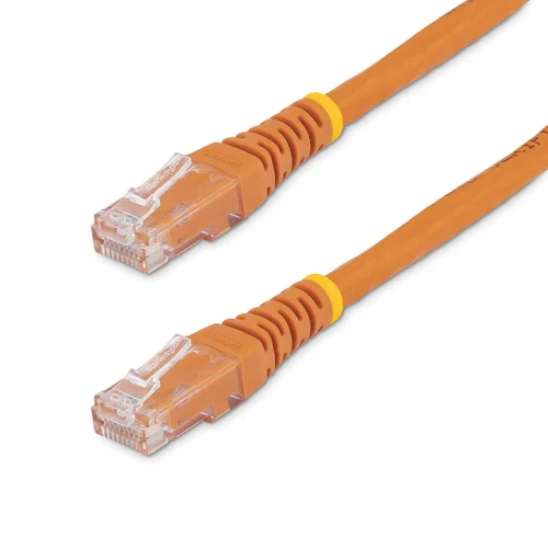 CABLE 30.4M GIGABIT ETHERNET RED CAT6 UTP RJ45 MOLDEADO NARAN.A