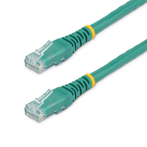 CABLE 10.6M GIGABIT ETHERNET RED CAT6 UTP RJ45 MOLDEADO VERDE.