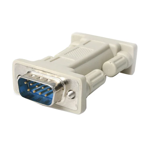 ADAPTADOR SERIAL DB9 RS232 DE MODEM NULO NULL MACHO A MACHO   .