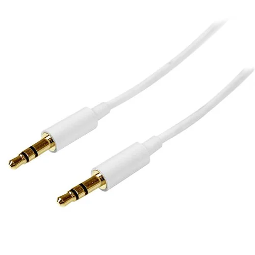 CABLE 1M AUDIO ESTEREO 3.5MM MINIJACK PLUG MACHO MACHO       .