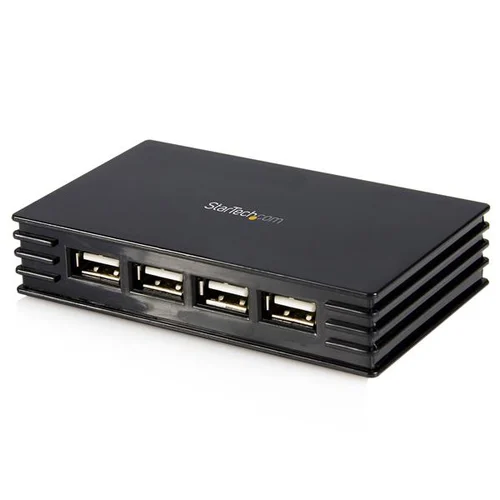 HUB CONCENTRADOR USB 2.0 COMPACTO DE 4 PUERTOS NEGRO