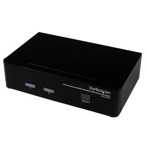 CONMUTADOR SWITCH PROFESIONAL KVM 2 PUERTOS DISPLAYPORT USB