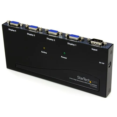 DUPLICADOR DIVISOR SPLITTER 4 PUERTOS VGA 350MHZ MULTIPLICADOR