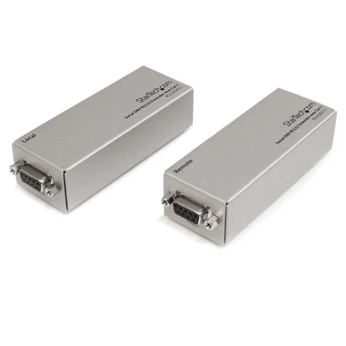 EXTENSOR DB9 RS232 SERIAL POR ETHERNET CAT5 UTP HASTA 1000M