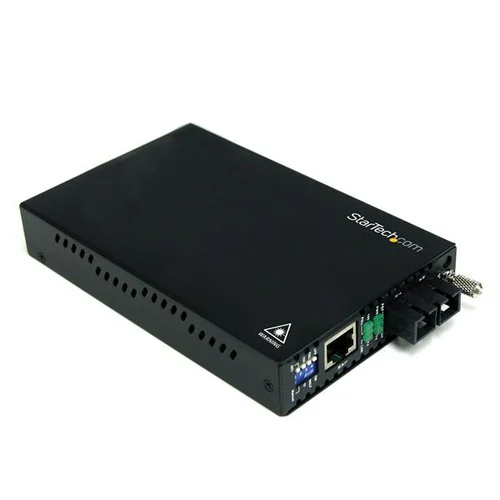 CONVERTIDOR DE MEDIOS ETHERNET 10/100 A FIBRA MONOMODO SC 30KM