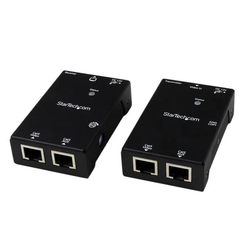 KIT EXTENSOR HDMI POR UTP CAT5 6 50M POWER OVER CABLE