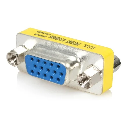 CAMBIADOR DELGADO DE GENERO VGA HD15 HEMBRA A HEMBRA        .