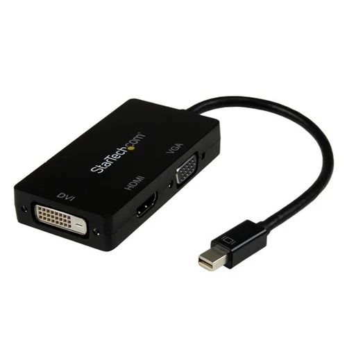 ADAPTADOR CONVERTIDOR MINI DISPLAYPORT A VGA DVI HDMI