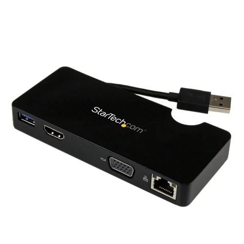 MINI REPLICADOR DE PUERTOS USB 3.0 HDMI O VGA ETHERNET USB DOCK