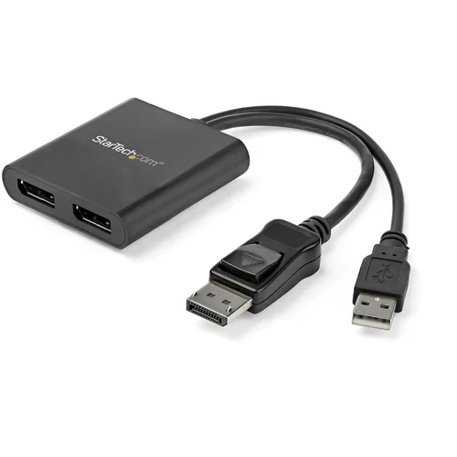 SPLITTER DIVISOR DP 2 PUERTOS DISPLAYPORT HUB MST   .
