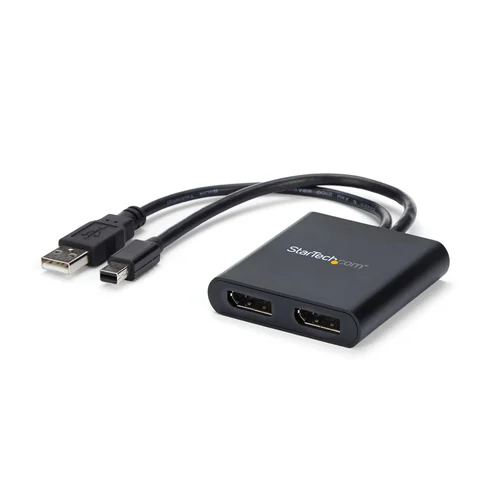 SPLITTER DIVISOR MINI DP 2 PUERTOS DISPLAYPORT HUB MST   .