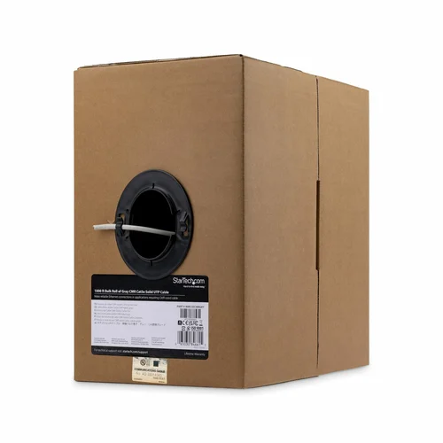 ROLLO BOBINA 304M CABLE CAT5E UTP DE RED CMR GRIS             .
