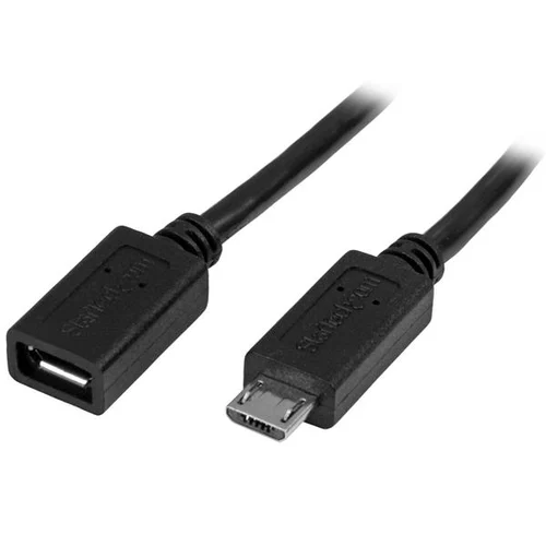 CABLE 50CM MICRO USB EXTENSOR ALARGADOR MACHO A HEMBRA        .