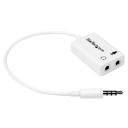CABLE ADAPTADOR DIVISOR DIADEMA MACHO A HEMBRA BLANCO   .