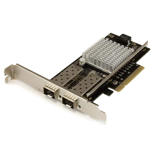 TARJETA PCI EXPRESS DE RED 10 GB FIBRA 2 PUERTOS SFP  ABIERTOS
