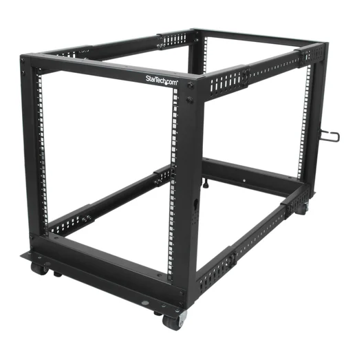 RACK MARCO ABIERTO PROFUNDIDAD AJUSTABLE DE 4 COLUMNAS 12U     .