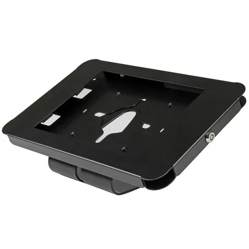 BASE DE TABLET CON SEGURO DE ESCRITORIO DE PARED EN ACERO