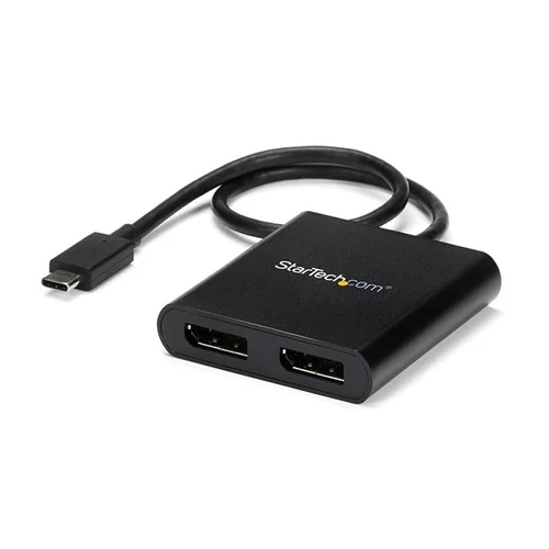 DIVISOR MULTIPLICADOR USB-C A DISPLAYPORT 2 PUERTOS HUB MST   .