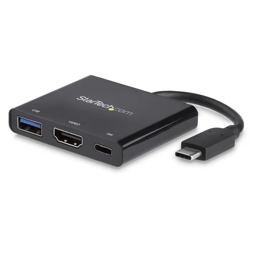 ADAPTADOR MULTIFUNCION USB C 4 HDMI CON POTENCIA Y USB A