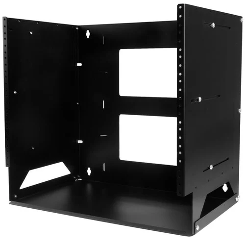 GABINETE RACK DE PARED CON ESTANTE INCORPORADO 8U