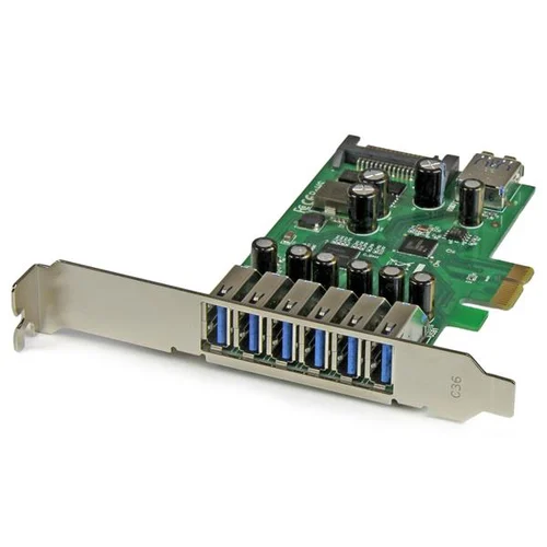 TARJETA PCI EXPRESS 7 PUERTOS USB 3.0 PERFIL BAJO O COMPLETO
