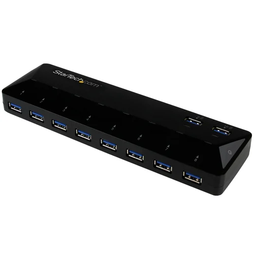 CONCENTRADOR USB 3.0 10 PUERTO S HUB 2 PUERTOS DE 1.5A