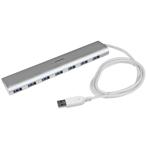 CONCENTRADOR USB 3.0 7 PUERTOS HUB CON CABLE INCORPORADO       .