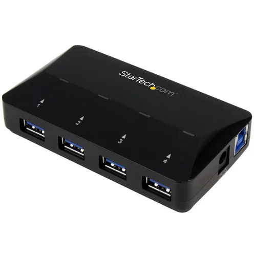 CONCENTRADOR USB 3.0 4 PUERTOS HUB 1 PUERTO DE 2.4A