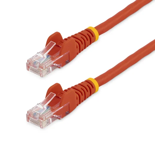 CABLE DE RED 0.5M ROJO CAT5E E THERNET SIN ENGANCHE