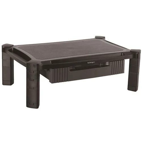 BASE CON CAJON MONITOR ALTURA AJUSTABLE Y COLUMNAS APILABLES