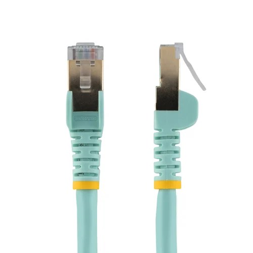 CABLE DE RED ETHERNET CAT6A BL LINDADO DE 3.6M AGUAMARINA