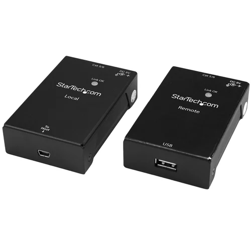 EXTENSOR ALARGADOR DE 1 PUERTO O USB 2.0 POR CAT5 O CAT6 50M