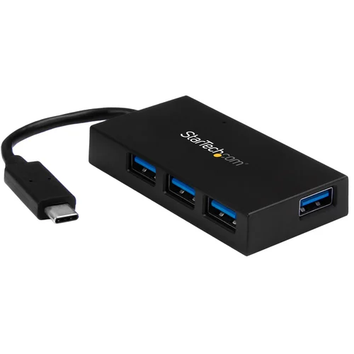 HUB CONCENTRADOR USB 3.0 4 PUE ERTOS ALIMENTADO USB C A USB A