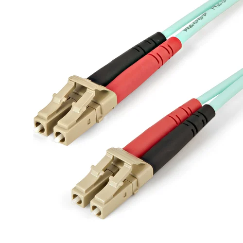 CABLE 5M FIBRA DUPLEX MULTI LC OM4 100GB 50/125 LSZH AGUAMARINA