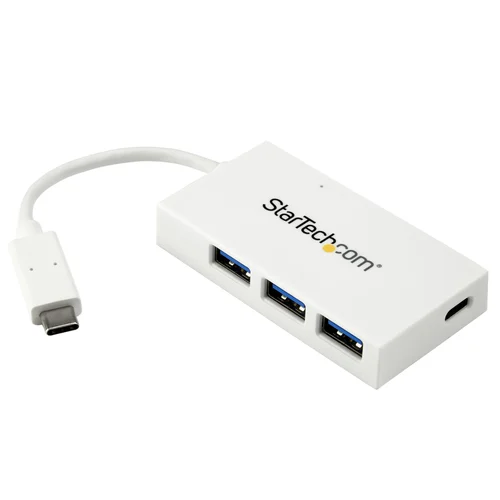 HUB CONCENTRADOR USB 3.0 4 PUER TOS USB C Y USB A BLANCO