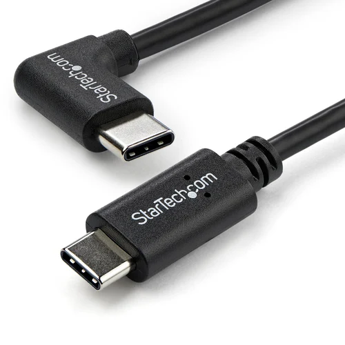 CABLE 1M USB-C A USB-C ACODADO A LA DERECHA USB TIPO C USBC