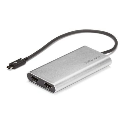 ADAPTADOR VIDEO THUNDERBOLT 3 A A DOBLE HDMI 4K60 MAC Y WIN