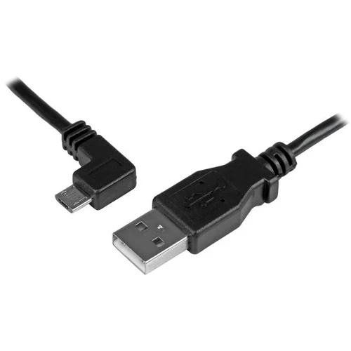 CABLE 0.5M MICRO USB ACODADO A IZQUIERDA PARA SMARTPHONES