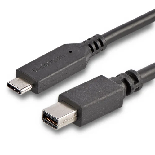 CABLE ADAPTADOR 1.8M USB-C A MINI DISPLAYPORT 4K60 NEGRO