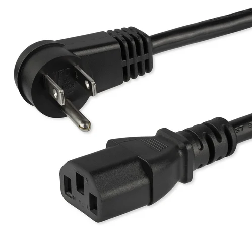 CABLE DE 3M DE ALIMENTACION ACODADO NEMA 5-15P A C13 DE PC