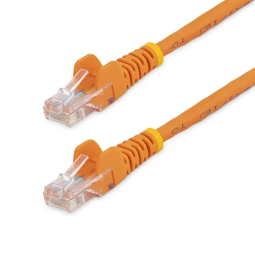CABLE 1M NARANJA  RED 100MBPS CAT5E ETHERNET RJ45 SNAGLESS