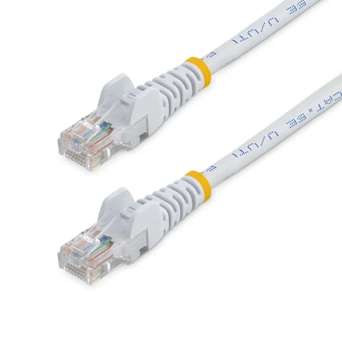 CABLE 1M BLANCO RED 100MBPS CAT5E ETHERNET RJ45 SNAGLESS