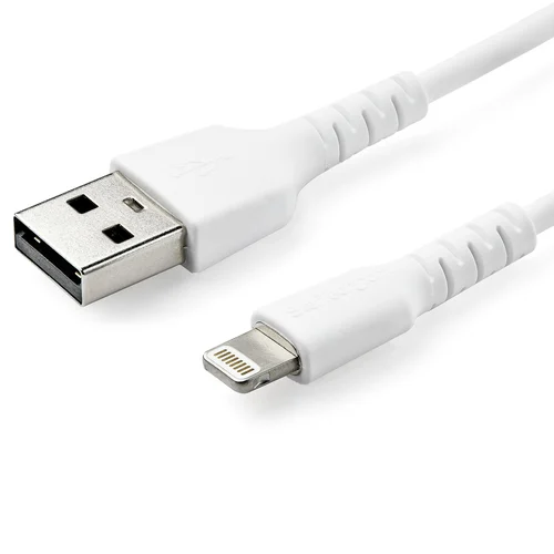 CABLE DE 2M USB A LIGHTNING CERTIFICADO MFI APPLE BLANCO